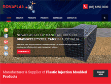 Tablet Screenshot of novaplas.com.au